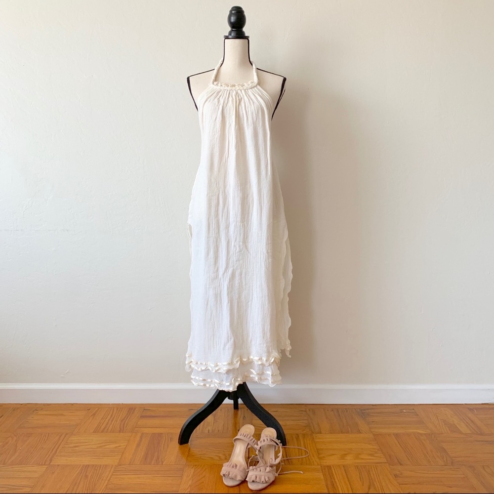 Jen's Pirate Booty White Maxi Dress